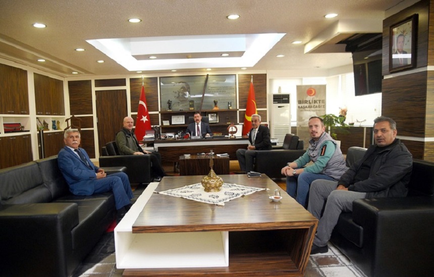 ASKF yönetiminden Belediye Başkanı Vidinlioğlu’na ziyaret;