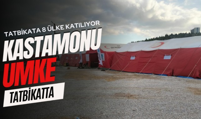 Kastamonu UMKE, 8 ülkenin katıldığı tatbikatta;