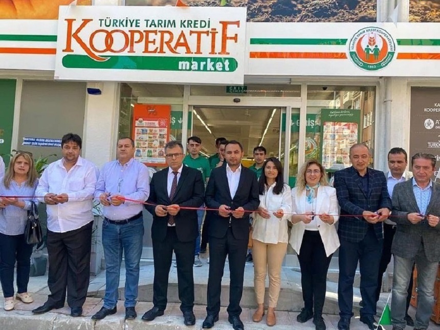 Taşköprü’ye Tarım Kredi Kooperatif Market Açıldı;