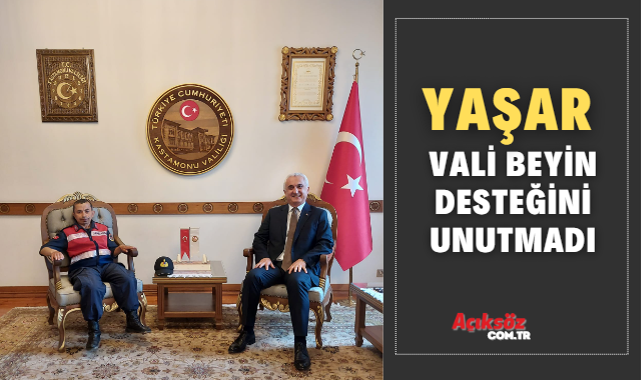 Yaşar’dan Vali Avni Çakır’a teşekkür ziyareti;