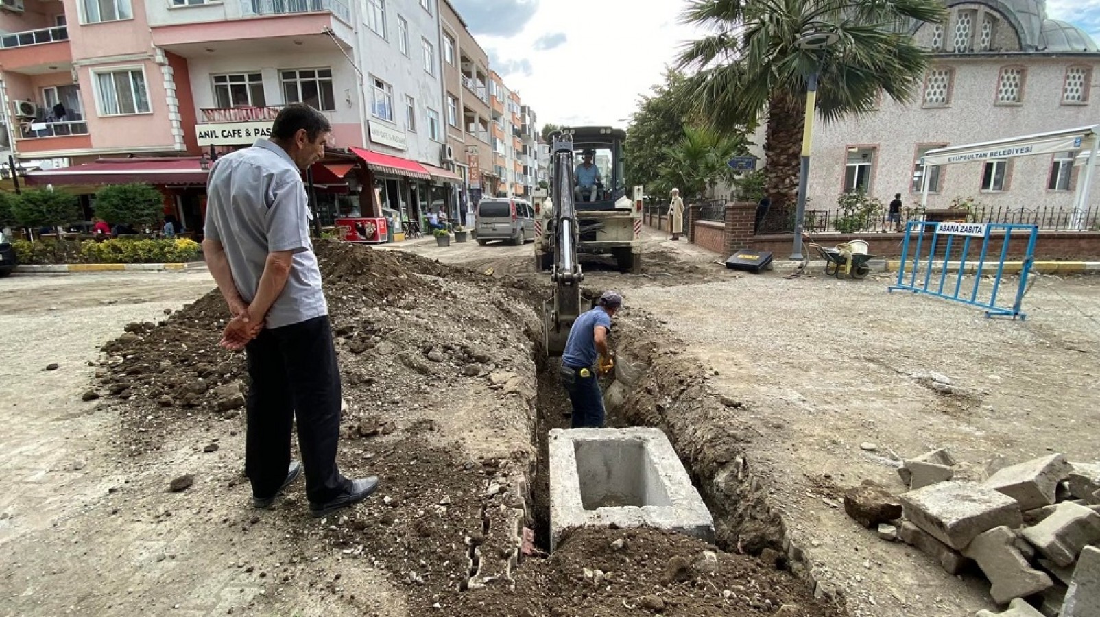 Abana’da çalışmalar devam ediyor;