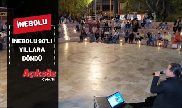 İnebolu 90'lı yıllara döndü;