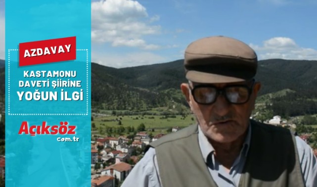 Azdavaylı Şairin şiirine yoğun ilgi;