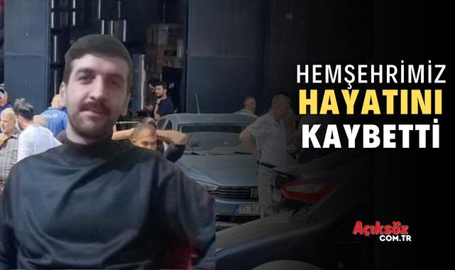Hemşehrimiz, İstanbul'da iş kazasında hayatını kaybetti;