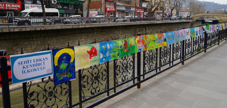 Bin 920 resimle Kastamonu sokaklarını renklendirdiler;