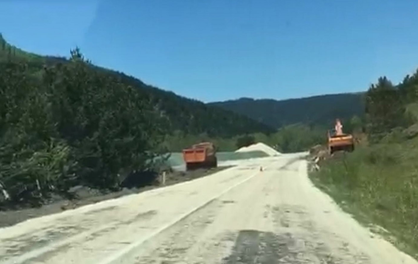 Tosya Yolu'nda çalışmalar başladı;