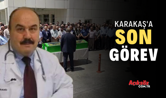 Tosya Devlet Hastanesi’nde Doktor Hilmi Karakaş’a son görev;