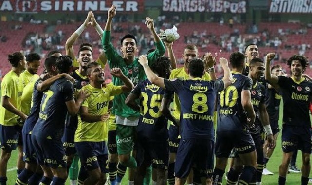 Fenerbahçe, Samsunspor'u 2-0 mağlup etti