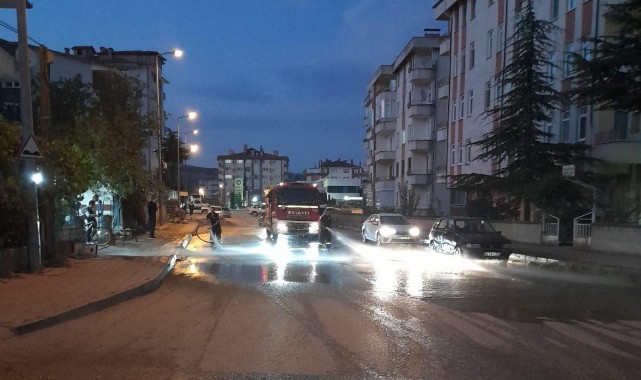 Tosya'da cadde ve sokaklar temizlendi;