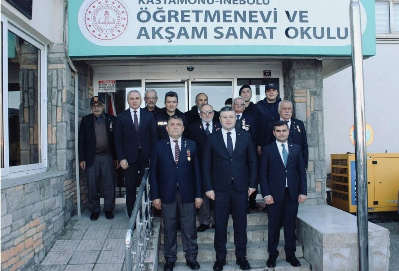 İnebolu ve Bozkurt kaymakamları, gazileri ağırladı;