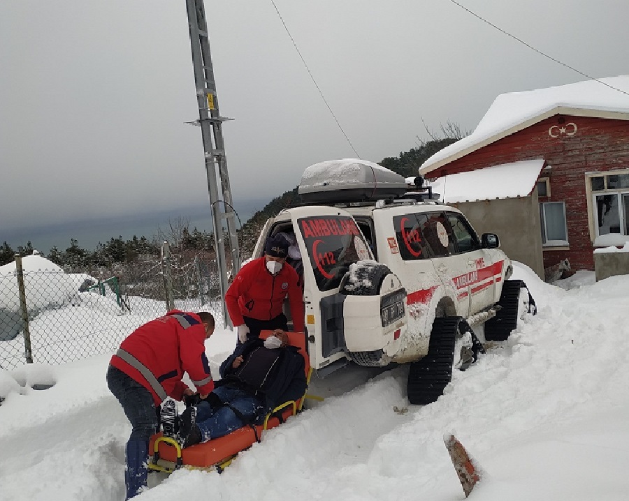 Kastamonu'da AFAD ve UMKE’nin zorlu kış mesaisi;