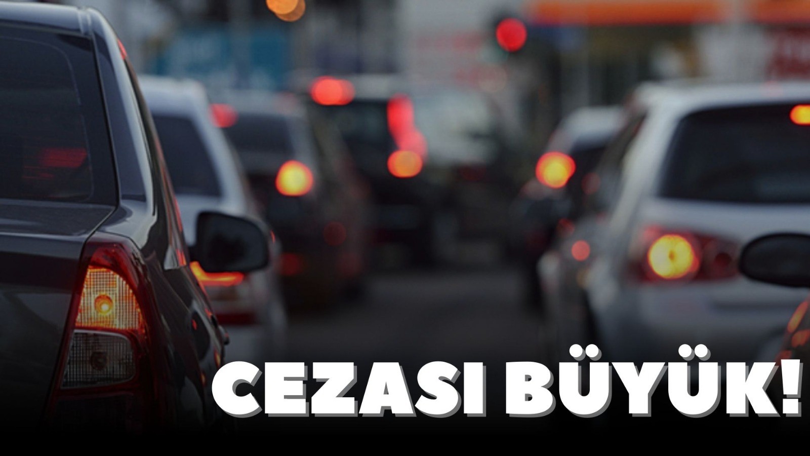 Trafik cezalarına 'hapis' yolda...;