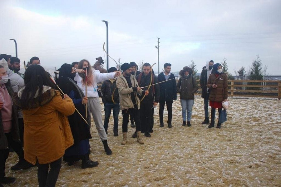 Geleneksel Türk okçuluğunun tanıtımı yapıldı;