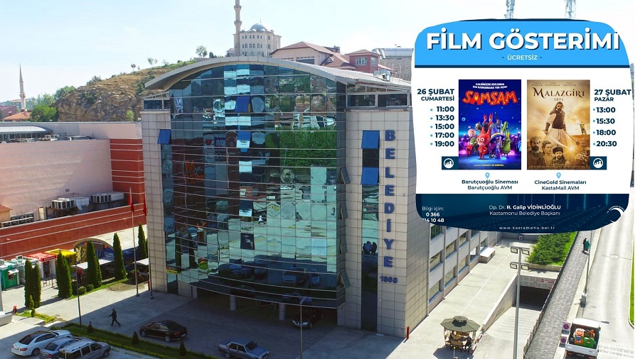 Kastamonu Belediyesi film gösterimlerini sürdürüyor;