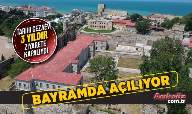 Tarihi Sinop Cezaevi, 3 yıl aradan sonra açılıyor