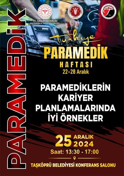 Kastamonu'da Paramedik Kariyer Planlamaları Paneli düzenleniyor;