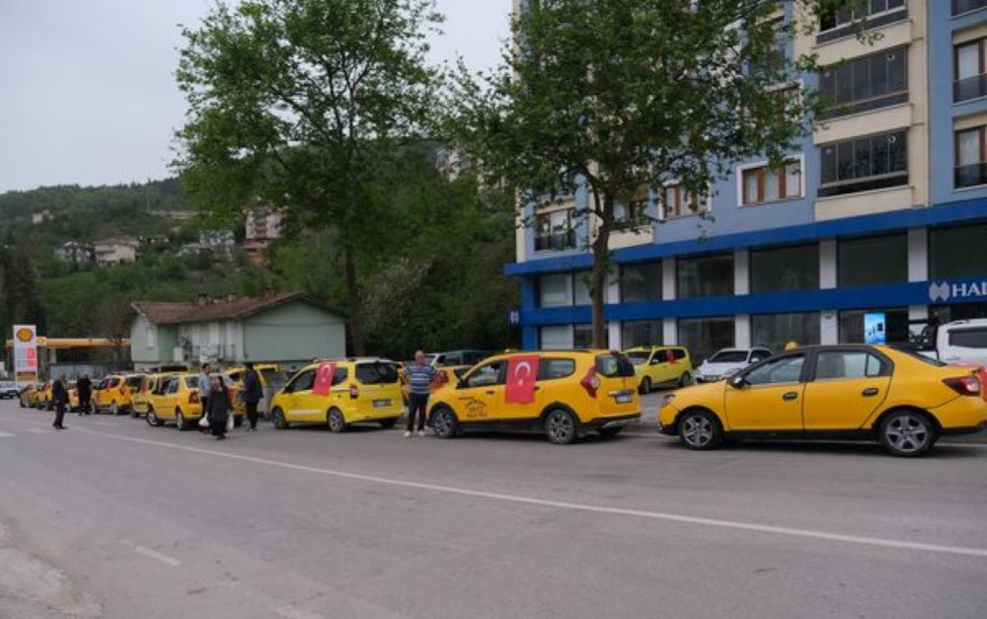 Katledilen taksici için Kastamonu'da protesto!;