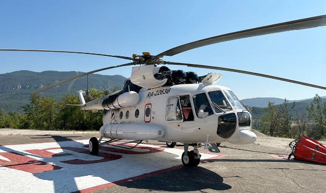 Batı Karadeniz’e orman yangınlarına karşı bir helikopter daha…;