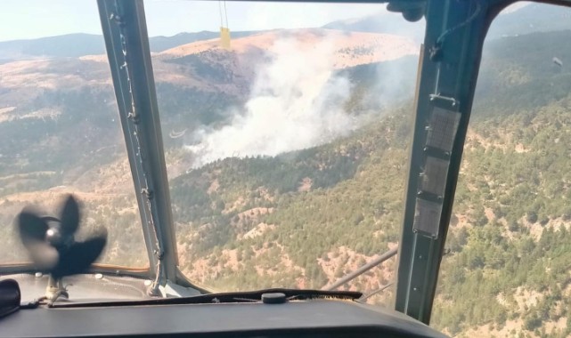 Ilgaz felaketten döndü: Yangına Kastamonu'dan hava desteği [VİDEO HABER];
