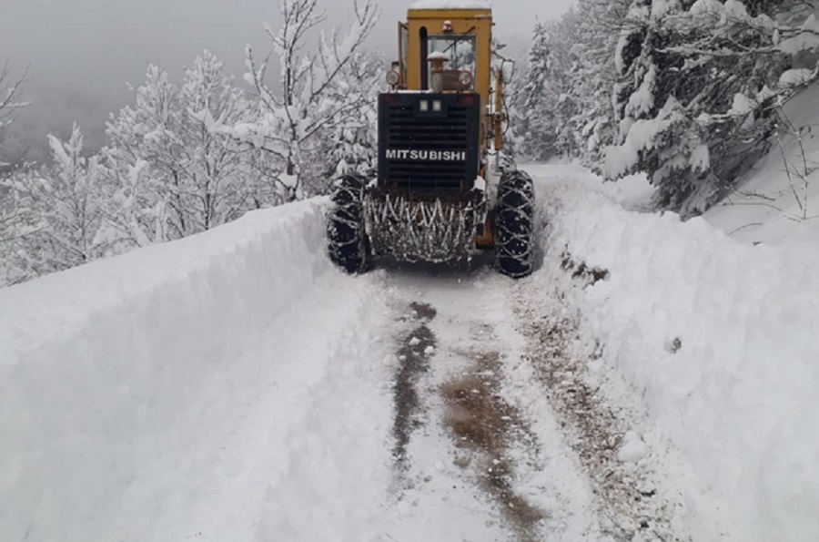 Kastamonu'da 69 köy yolu ulaşıma kapalı;