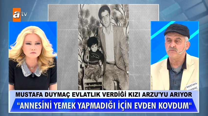 Tosyalı Duymaç, evlatlık verdiği kızını arıyor;