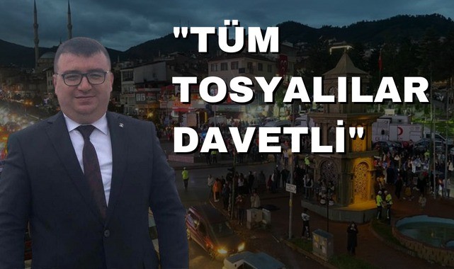 Cumhur İttifakı bu akşam Tosya'da;