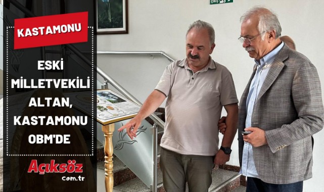 Eski Milletvekili Altan'dan Sönmezoğlu'na ziyaret;