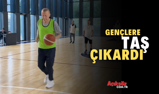 Cumhurbaşkanı Erdoğan’ın basketbol oynadığı video gündem oldu [VİDEO];