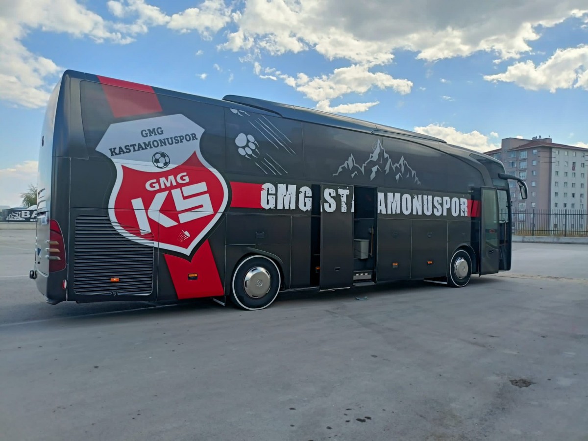 Kastamonuspor yeni takım otobüsüne kavuştu;