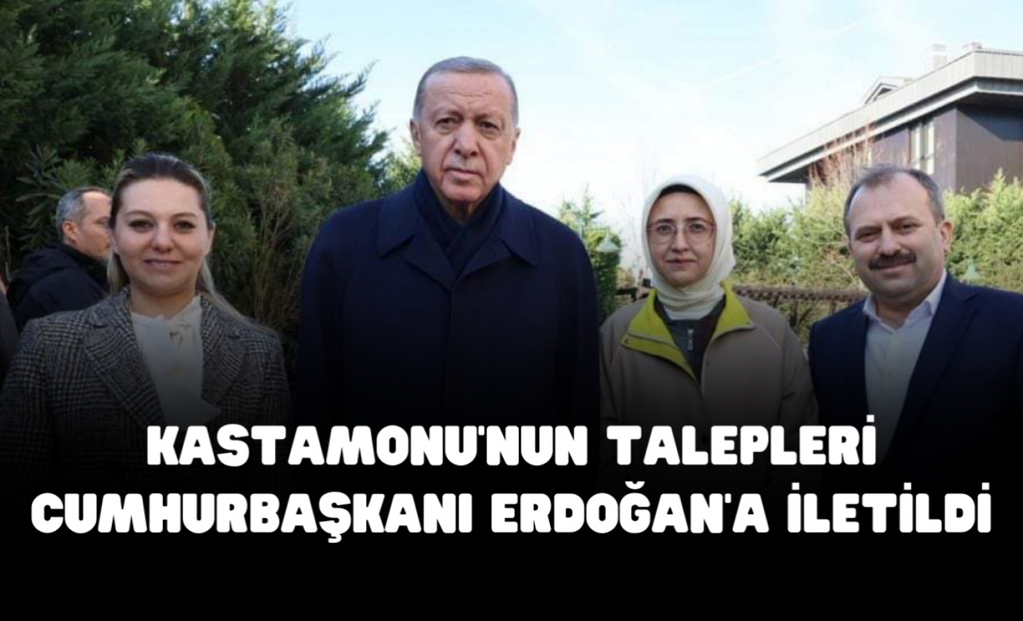 Uluay ve Ekmekci, Cumhurbaşkanı Erdoğan'la bir araya geldi;