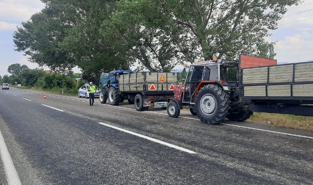 Tarım araçları dikkat! Kastamonu'da sıkı denetim;