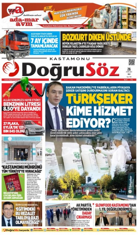 26 EKİM DOĞRUSÖZ GAZETESİ