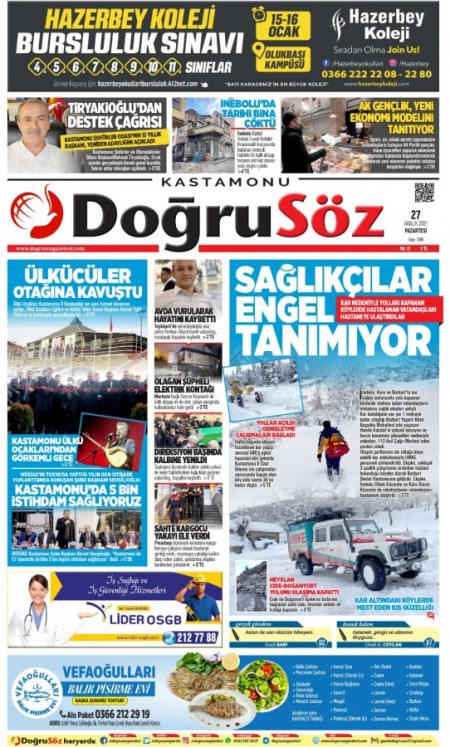 27 ARALIK DOĞRUSÖZ