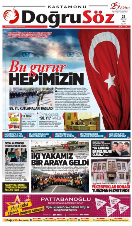 29 EKİM Doğrusöz Gazetesi